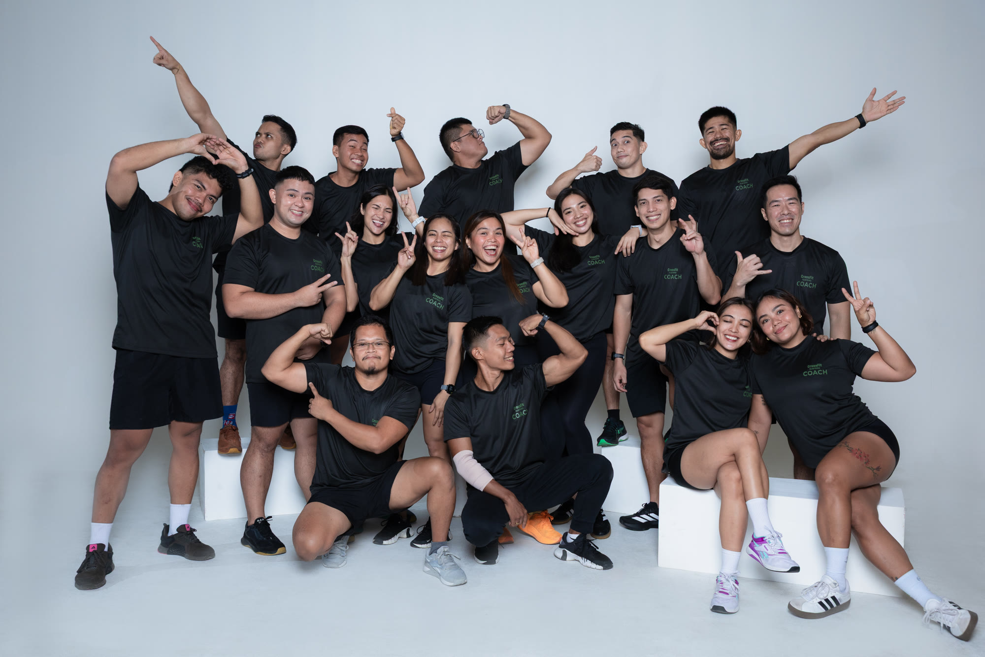 Studio portrait of the CrossFit Subtero team