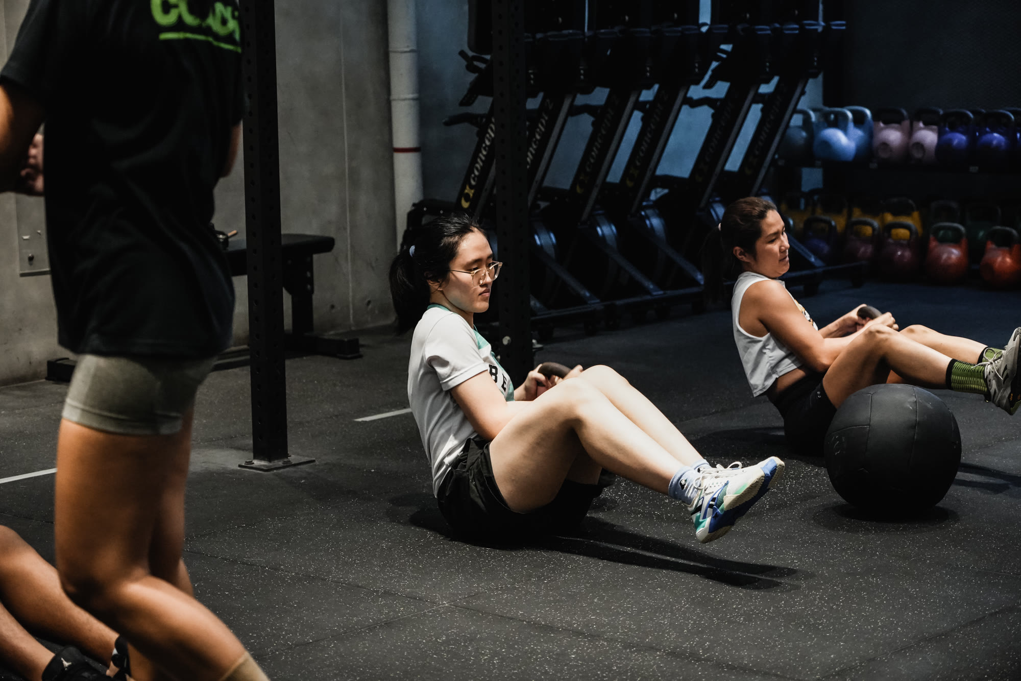 Training at CrossFit Subtero Underground.